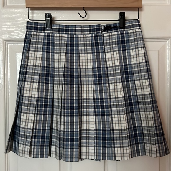 Japanese High School Uniform Plaid Skirt Waist 27 - Picture 3 of 6